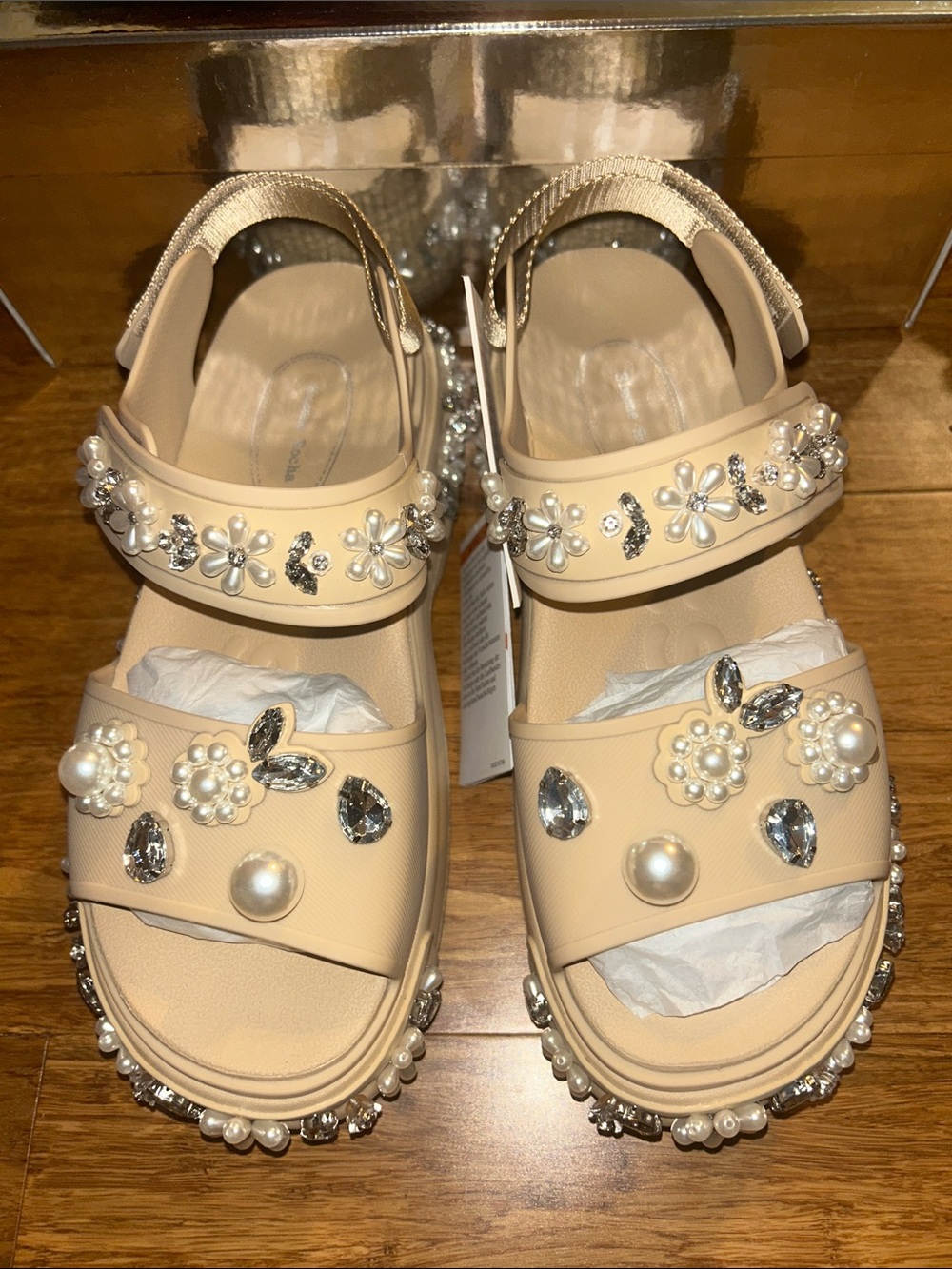 Simone Rocha x Crocs Soho Sandal Chai - Picture 7 of 9
